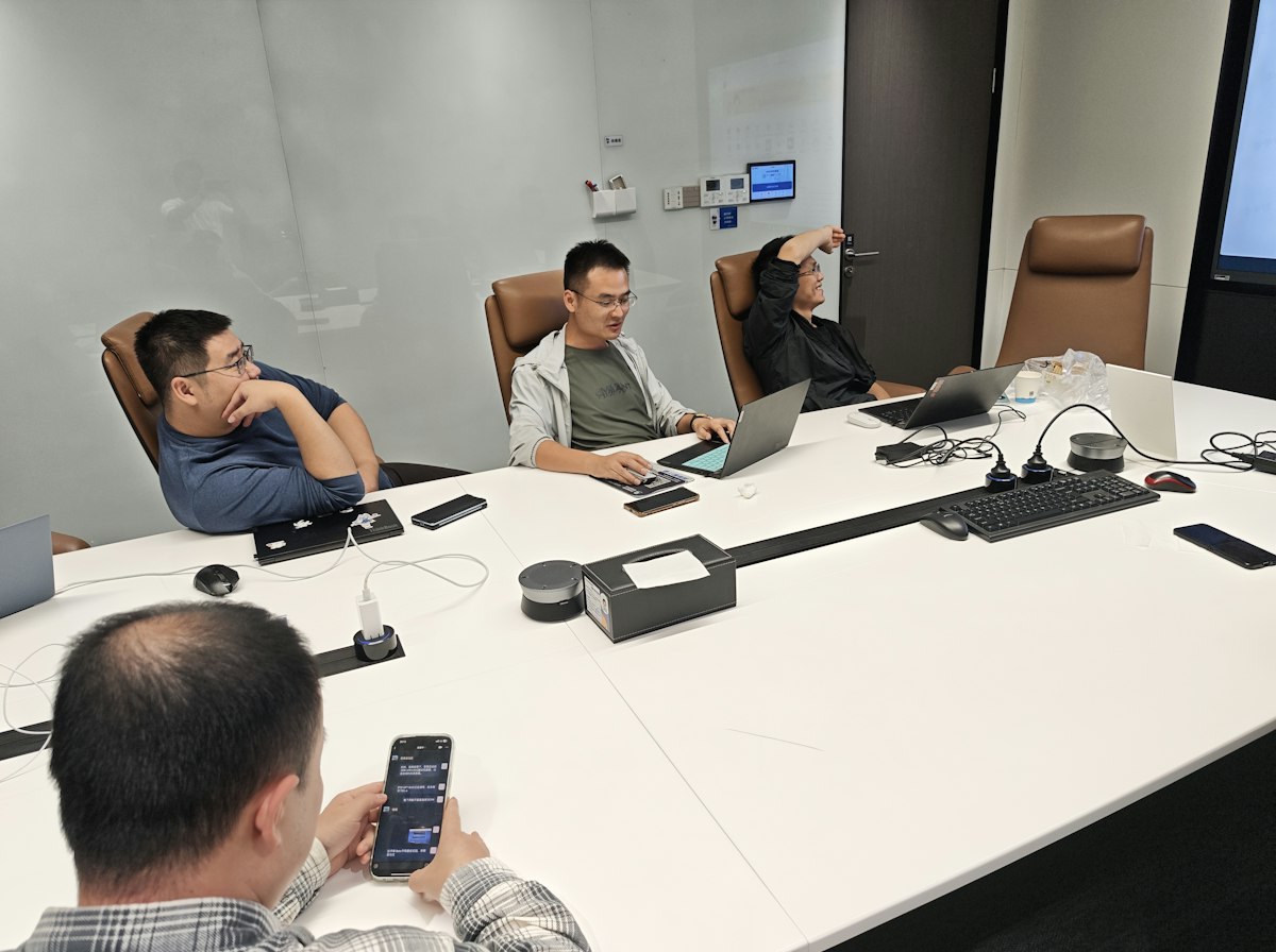 Executive hiring team reviewing tested candidates